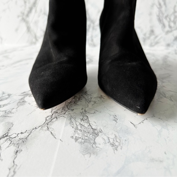 Stuart Weitzman Juniper Black Suede Boot Size 8.5 - Picture 5 of 12